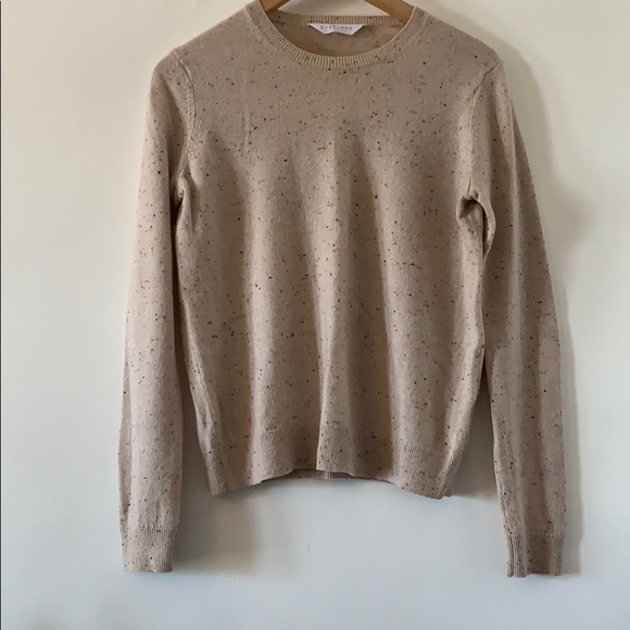 Everlane Sweaters - Everlane The Cashmere Crew Light Rose Donegal (S)